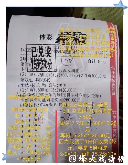 世界杯竞猜：足彩爱好者的必备工具